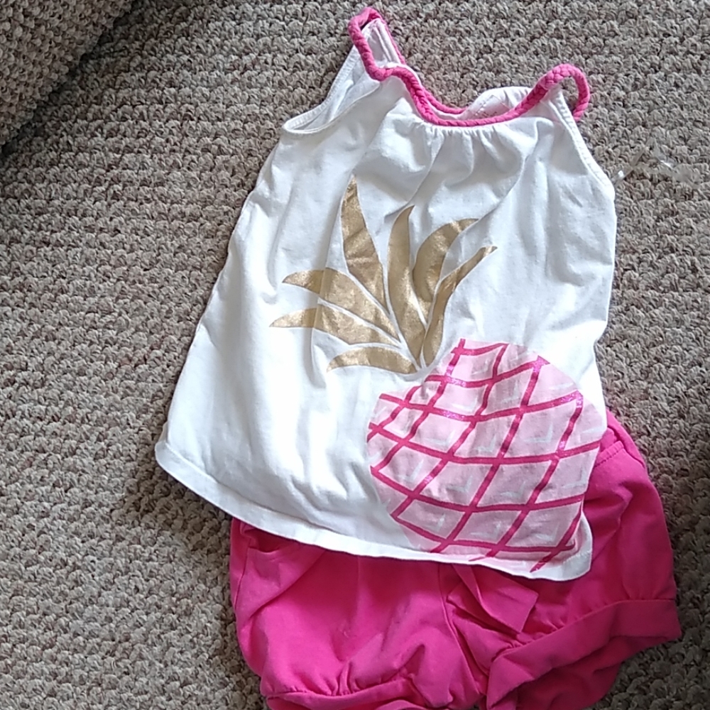 Little girl short set